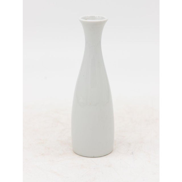 Collection of Three White Single Bud Vases, French Early 21st C. For Sale In New York - Image 6 of 8