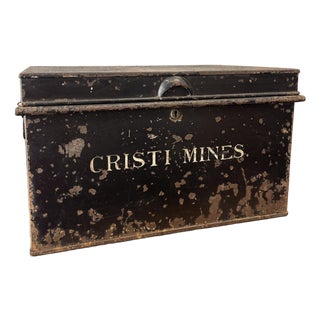 Antique English Deed Box For Sale