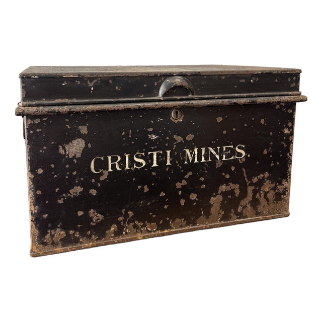 Antique English Deed Box For Sale