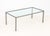 Late 20th Century Modern Glass Top and Wrought Iron Coffee Table For Sale - Image 5 of 6