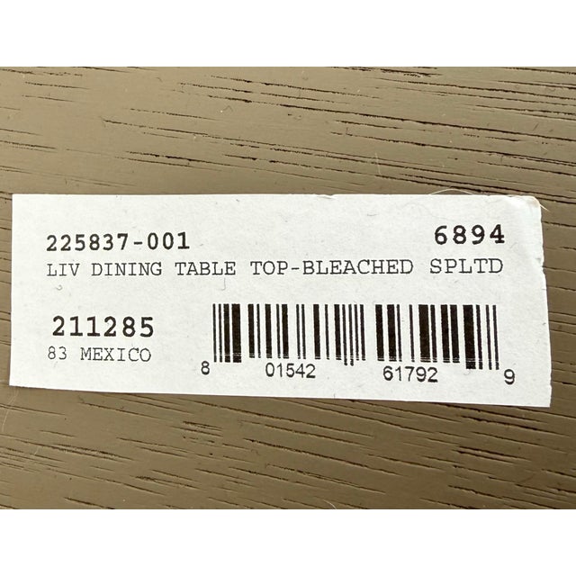 Tan Four Hands Liv Pale & Spalted Oak Dining Table For Sale - Image 8 of 12