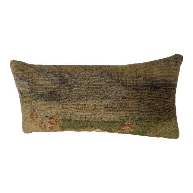 17th Century Brussels Tapestry Pillow Baroque Style For Sale
