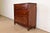 American Ethan Allen British Colonial Carved Maple Chest of Drawers For Sale - Image 3 of 16
