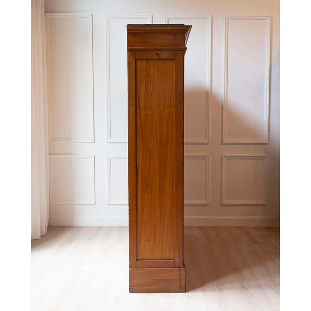 Early 20th Century Italian Wooden Filing Cabinet with Tambour Door For Sale - Image 16 of 18