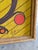 Mid-Century Modern Abstract Yellow Canvas Painting Mid-Century Modern Vintage For Sale - Image 3 of 9