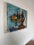 Vintage oil on canvas reproduction after Pablo Picasso’s iconic 1937 composition “Compote Dish and Pitcher by Window.”...