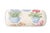2000 - 2009 Vintage Chinoiserie Botanical Bolster Throw Pillow With Blue & White Porcelain Planter Print For Sale - Image 5 of 5
