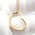 Gold Tiffany & Co. Elsa Peretti 18k Yellow Gold Diamond Open Heart Necklace For Sale - Image 8 of 10