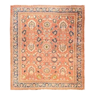 Late 18th Century Antique Sultanabad Rug 13'8'' x 14'6'' For Sale