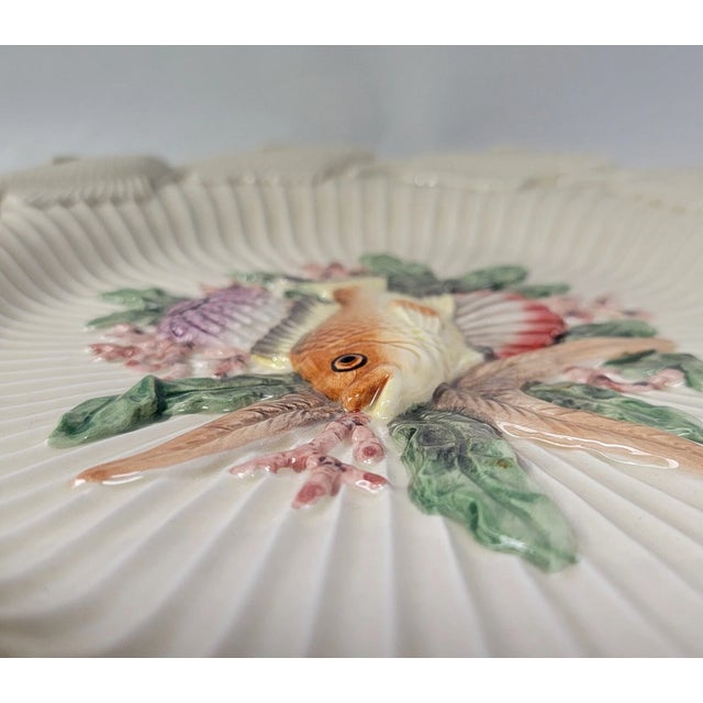 Vintage Fitz and Floyd Sea Life Fish Plate Bring coastal charm to your table or decor with this Vintage Fitz and Floyd Sea...