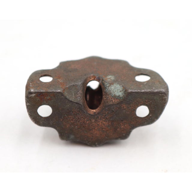 Antique Bronze Cast Iron Window Sash Pulley For Sale - Image 4 of 4