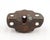 Antique Bronze Cast Iron Window Sash Pulley For Sale - Image 4 of 4