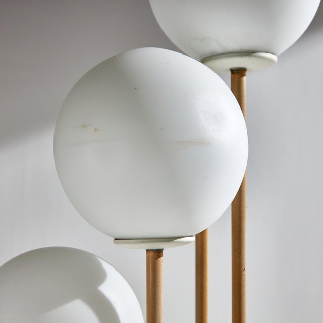 1980s Metal and Glass Floor Lamp, 1980s For Sale - Image 5 of 10