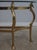 1980s Labarge Brass & Glass Horse Head Demilune Console Table For Sale - Image 5 of 13