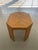 Wood Postmodern Octagonal Split Reed Side Table For Sale - Image 7 of 10