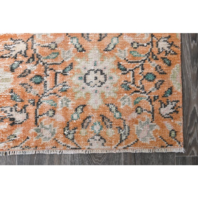 Vintage Turkish Rug in Wool For Sale - Image 10 of 13