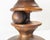 Early 20th Century Folk Art Parquetry Turned Wood Centerpiece Chalice For Sale - Image 13 of 18