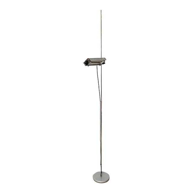 Vintage Joe Colombo Italian Alogena for Oluce Adjustable Floor Lamp, 1972 For Sale