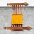 Wood Mid Century Side Chair Stained Italian Arm Carved Lion Head Savonarola Baroque For Sale - Image 7 of 12