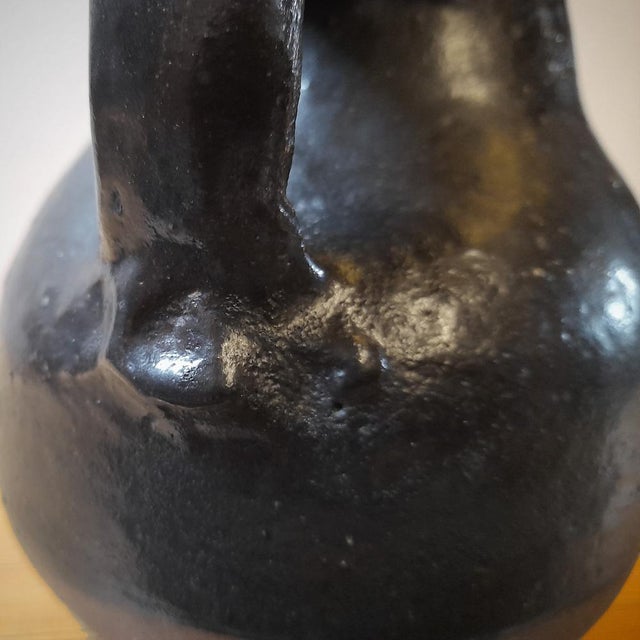 Pyrite Stoneware Pitcher by Yves Mohy, La Borne, France, 1950s For Sale - Image 9 of 18