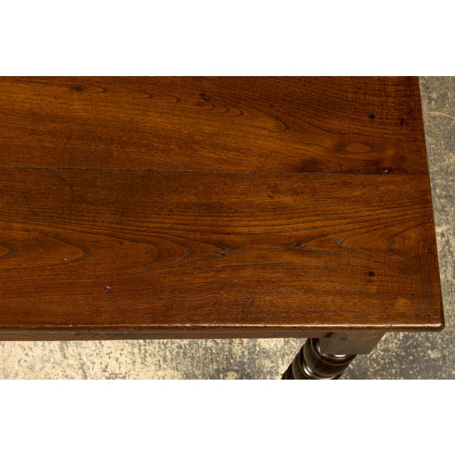 Wood Mid-19th Century French Louis Philippe Oak Table For Sale - Image 7 of 16