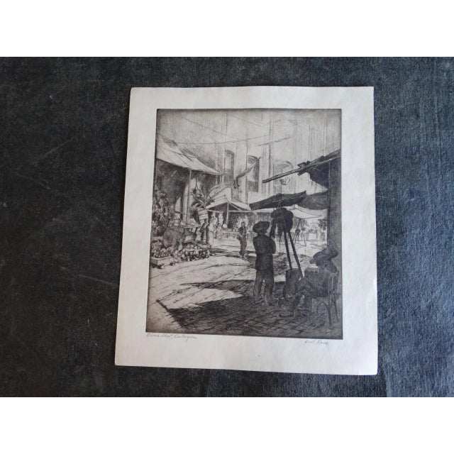 Measures 11" x 15 1/2". Fantastic interplay of light and shadow. Circa 1930. Emil Kosa Jr. was born in Paris, France on...