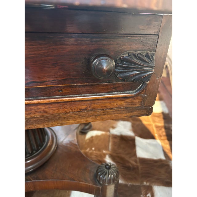 Traditional 19th Century Mahogany Inlaid Small Coffee Table With Checkerboard Top For Sale - Image 3 of 12