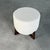 Wood TOTEMO Architectural Stool in Ivory Dedar Bouclé and Mahogany from FORME, 2026 For Sale - Image 7 of 15