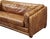 Black Waco Rustic Modern Sofa - Light Brown Leather For Sale - Image 8 of 15