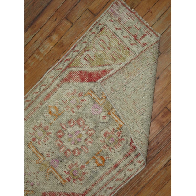 Mid 20th Century Shabby Chic Turkish Anatolian Runner rug no.31093 For Sale - Image 5 of 8