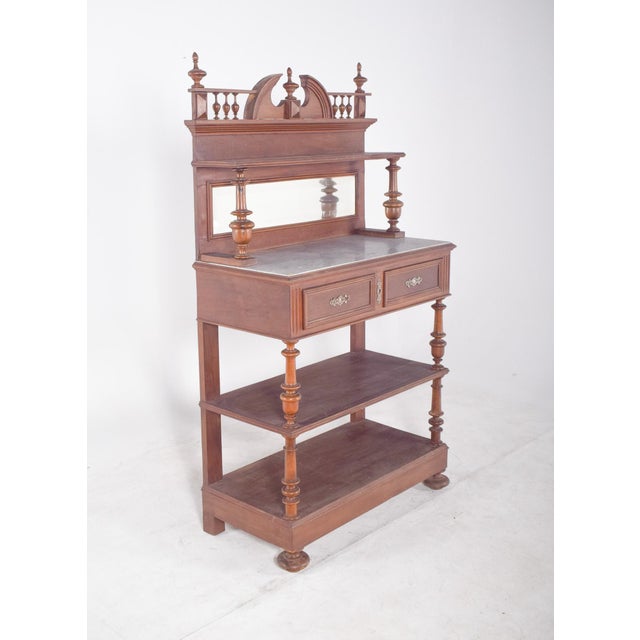 Antique Portuguese Henry II Carving Cabinet, 1920s For Sale - Image 6 of 12