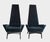 1960s Adrian Pearsall "Slim Jim" High Back Chairs and Matching Ottomans - 2 Sets For Sale In Houston - Image 6 of 9
