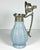 1870 British Relief-Molded Stoneware & Pewter Syrup Pitcher For Sale - Image 6 of 10