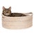Artifacts Rattan Oval Basket in White Wash - 16" For Sale - Image 4 of 6