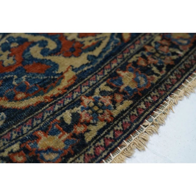 Antique Tehran Rug 4'4'' x 6'4'' For Sale - Image 4 of 7