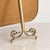 Gold Italian Brass Shield-Shaped Table Vanity Mirror by Gio Ponti, 1950s For Sale - Image 8 of 11