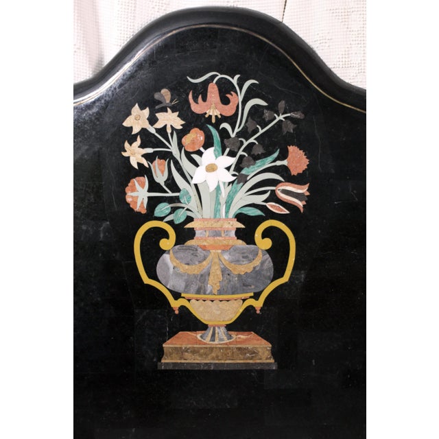 Pietra Dura Headboard From the 1980s For Sale - Image 4 of 15