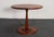 Brown Mid-Century Modern Solid Walnut Tulip Style Pedestal Side Table by Prodelco For Sale - Image 8 of 18