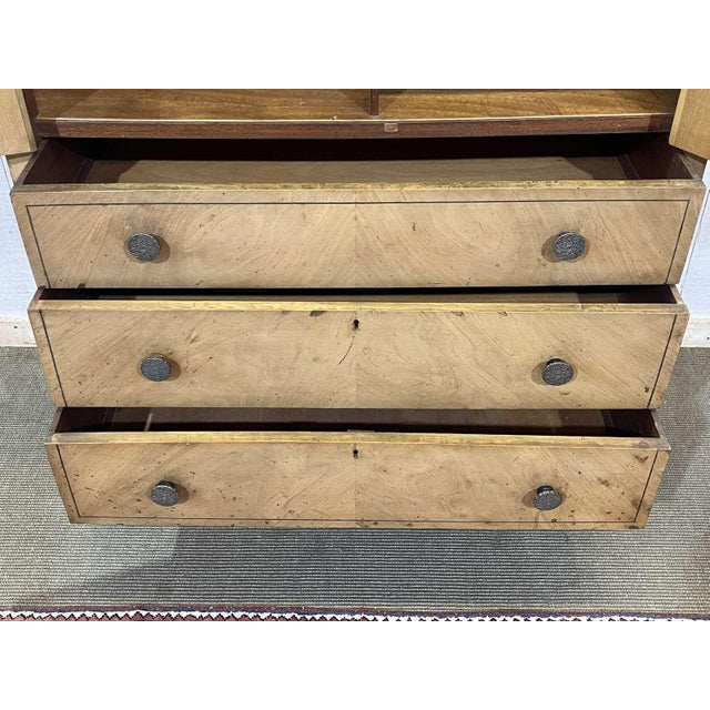 English Art Deco Walnut Sideboard, 1930s For Sale - Image 13 of 18