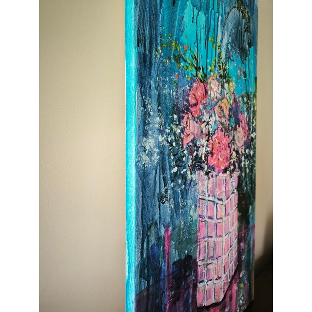 Linda Clerget, Awakening of Silences, Acrylic on Canvas For Sale - Image 6 of 8