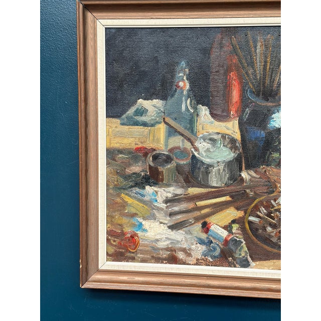C.A.P., Still Life, 1936, Oil on Canvas, Framed For Sale - Image 7 of 15