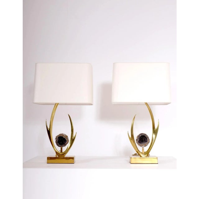 Mid-Century Modern Sculptural Table Lamps by Willy Daro, 1970s, Set of 2 For Sale - Image 3 of 11