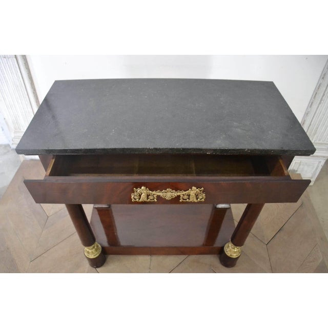 19th Century Mahogany and Bronze Console For Sale - Image 3 of 17