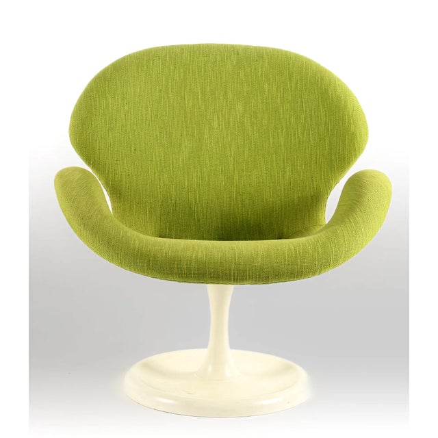 Mid-Century Modern 1960s Aage Egeriis 'Orchidee' Swivel Armchair Vintage Danish Mid Century Modern For Sale - Image 3 of 9
