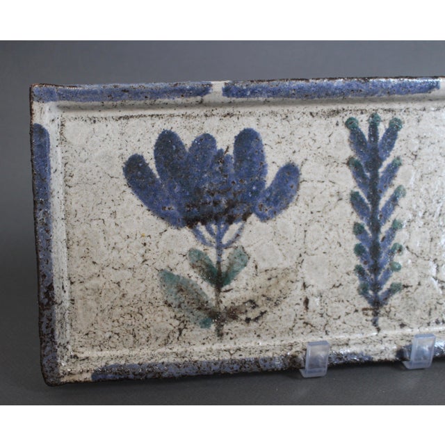 Vintage French Ceramic Tray by Gustave Reynaud, 1960s For Sale - Image 6 of 13