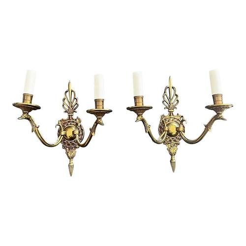 Empire French Bronze Sconces, 1900s, Set of 1 For Sale - Image 10 of 10