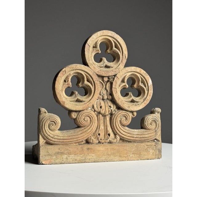 Neo-Gothic Terracotta Ornaments, Set of 2 For Sale - Image 6 of 18