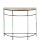 2020s Currey & Company Boyles Travertine Demi-Lune Table For Sale - Image 5 of 6