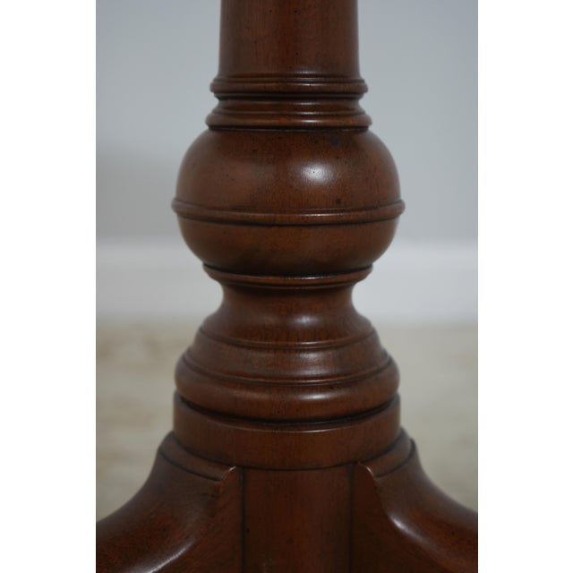 Kittinger Cw-70 Colonial Williamsburg Mahogany Tilt Top Table For Sale In Philadelphia - Image 6 of 15