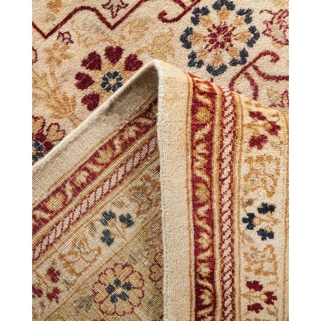 Mogul Collection Hand-Knotted Area Rug - Ivory 8' 1" x 10' 2" For Sale In New York - Image 6 of 9